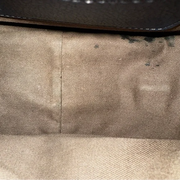 Chloe Leather Mini Marcie Crossbody Navy Blue - Picture 9 of 13